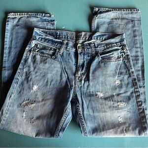 American Eagle Outfitters Men's Relaxed Blue Jeans